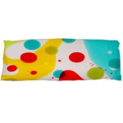 Polkadot Color Rainbow Red Blue Yellow Green Body Pillow Case (dakimakura) by Mariart