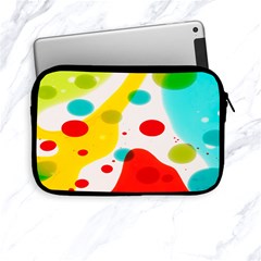 Polkadot Color Rainbow Red Blue Yellow Green Apple Ipad Mini Zipper Cases by Mariart