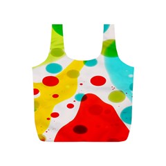 Polkadot Color Rainbow Red Blue Yellow Green Full Print Recycle Bags (s)  by Mariart