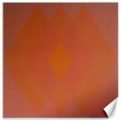 Live Three Term Side Card Orange Pink Polka Dot Chevron Wave Canvas 16  X 16   by Mariart