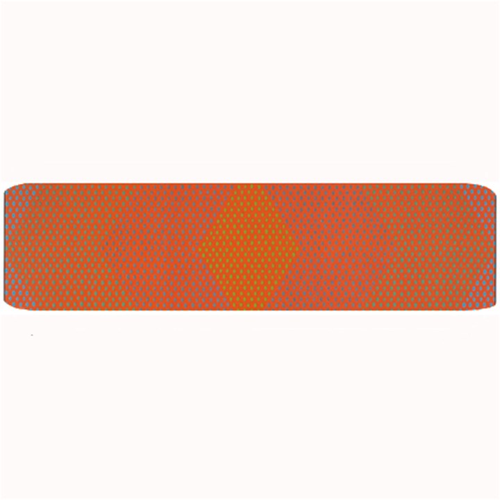 Live Three Term Side Card Orange Pink Polka Dot Chevron Wave Large Bar Mats