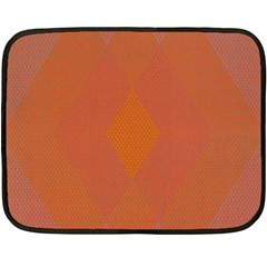 Live Three Term Side Card Orange Pink Polka Dot Chevron Wave Fleece Blanket (mini) by Mariart