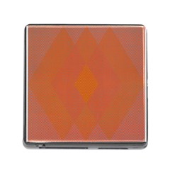 Live Three Term Side Card Orange Pink Polka Dot Chevron Wave Memory Card Reader (square) by Mariart