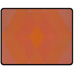 Live Three Term Side Card Orange Pink Polka Dot Chevron Wave Fleece Blanket (medium)  by Mariart