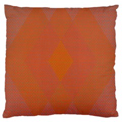 Live Three Term Side Card Orange Pink Polka Dot Chevron Wave Large Cushion Case (one Side) by Mariart