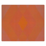 Live Three Term Side Card Orange Pink Polka Dot Chevron Wave Double Sided Flano Blanket (Small)  50 x40  Blanket Front