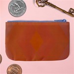 Live Three Term Side Card Orange Pink Polka Dot Chevron Wave Large Coin Purse Back