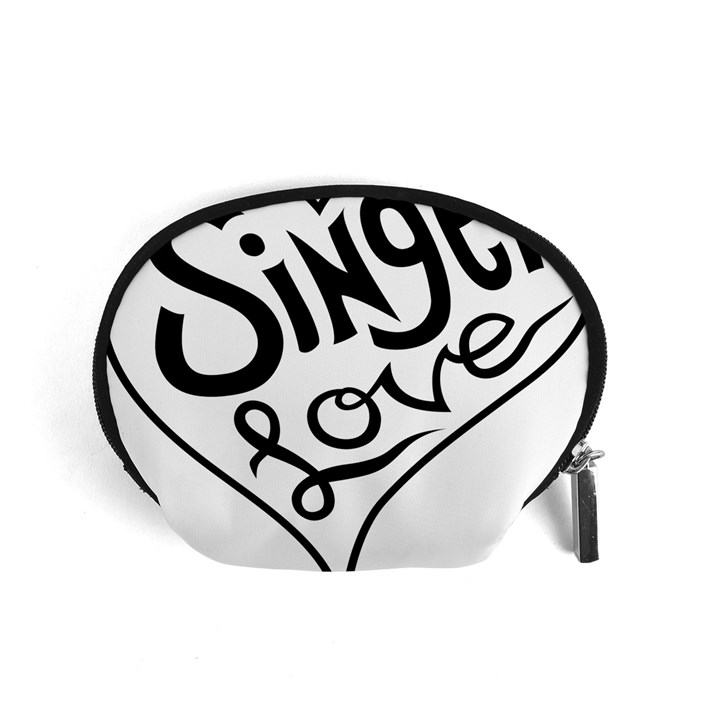 Singer Love Sign Heart Accessory Pouches (Small) 