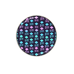 Polkadot Plaid Circle Line Pink Purple Blue Hat Clip Ball Marker by Mariart