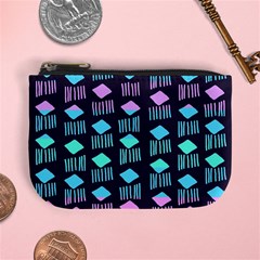 Polkadot Plaid Circle Line Pink Purple Blue Mini Coin Purses by Mariart