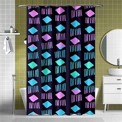 Polkadot Plaid Circle Line Pink Purple Blue Shower Curtain 48  X 72  (small)  by Mariart