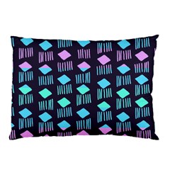 Polkadot Plaid Circle Line Pink Purple Blue Pillow Case (two Sides) by Mariart