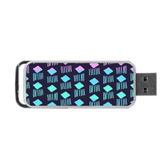 Polkadot Plaid Circle Line Pink Purple Blue Portable Usb Flash (two Sides) by Mariart