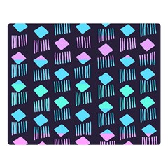 Polkadot Plaid Circle Line Pink Purple Blue Double Sided Flano Blanket (large)  by Mariart