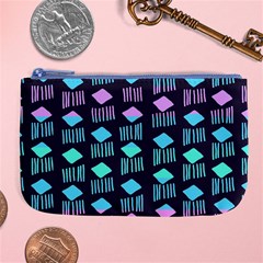 Polkadot Plaid Circle Line Pink Purple Blue Large Coin Purse