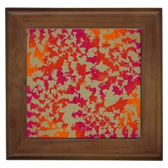 Spots            Framed Tile by LalyLauraFLM