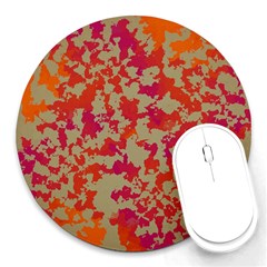 Spots            Round Mousepad by LalyLauraFLM