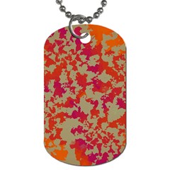 Spots            Dog Tag (one Side) by LalyLauraFLM