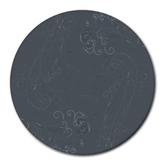 Floral Design Round Mousepads