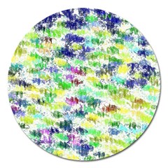 Paint On A White Background           Magnet 5  (round) by LalyLauraFLM