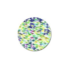 Paint On A White Background           Golf Ball Marker by LalyLauraFLM