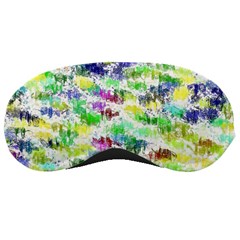 Paint On A White Background           Sleeping Mask by LalyLauraFLM