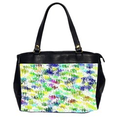 Paint On A White Background           Oversize Office Handbag (2 Sides) by LalyLauraFLM