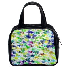 Paint on a white background           Classic Handbag (Two Sides)