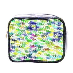 Paint on a white background           Mini Toiletries Bag (One Side)