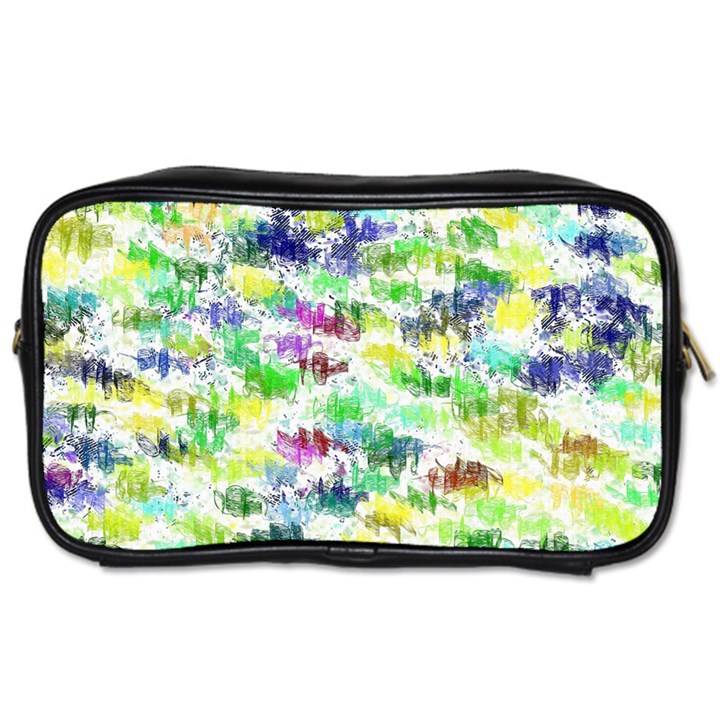 Paint on a white background           Toiletries Bag (One Side)