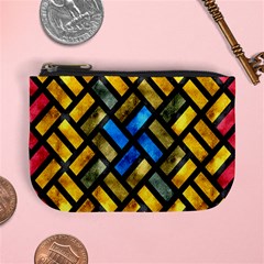 Metal Rectangles      Mini Coin Purse by LalyLauraFLM