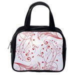 Floral design Classic Handbags (One Side) Front