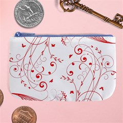 Floral Design Large Coin Purse