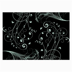 Floral Design Large Glasses Cloth