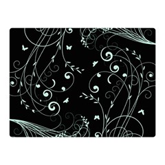 Floral Design Double Sided Flano Blanket (mini)  by ValentinaDesign