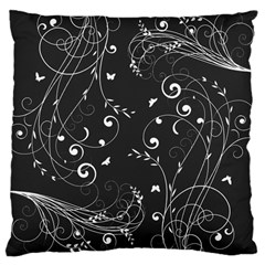 Floral Design Large Cushion Case (two Sides) by ValentinaDesign