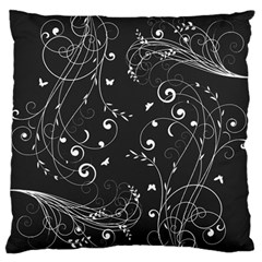 Floral Design Standard Flano Cushion Case (two Sides) by ValentinaDesign