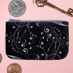 Floral Design Large Coin Purse