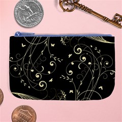 Floral Design Large Coin Purse