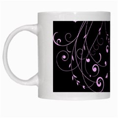 Floral Design White Mugs by ValentinaDesign