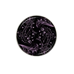 Floral Design Hat Clip Ball Marker (4 Pack)