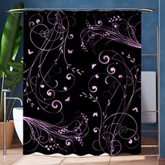 Floral Design Shower Curtain 60  X 72  (medium)  by ValentinaDesign