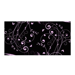 Floral Design Satin Wrap by ValentinaDesign