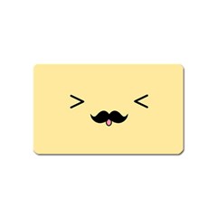 Mustache Magnet (name Card) by Nexatart