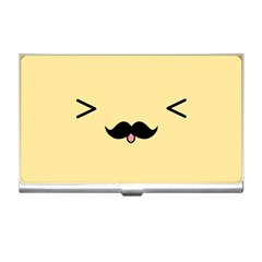 Mustache Business Card Holders by Nexatart