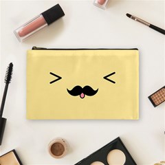 Mustache Cosmetic Bag (medium)  by Nexatart