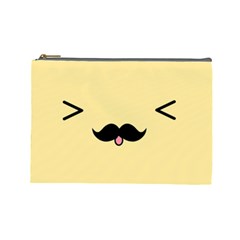 Mustache Cosmetic Bag (large)  by Nexatart