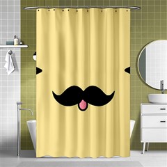 Mustache Shower Curtain 48  X 72  (small)  by Nexatart