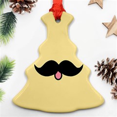 Mustache Ornament (christmas Tree)  by Nexatart