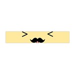 Mustache Flano Scarf (Mini) Front